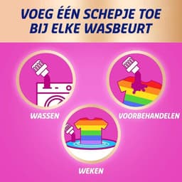 Vanish Oxi Action - Vlekkenverwijderaar - Wasbooster - Gekleurde Was - 1.5 Kg - Voordeelverpakking - 4 stuks — thumbnail 4