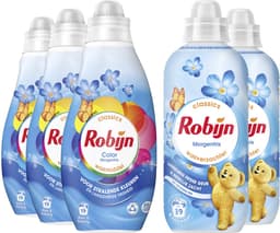 Robijn Perfect Match Wasmiddel en Wasverzachter Pakket - Morgenfris - 5 x 12 = 60 wasbeurten - Voordeelverpakking - 5 stuks — thumbnail 2