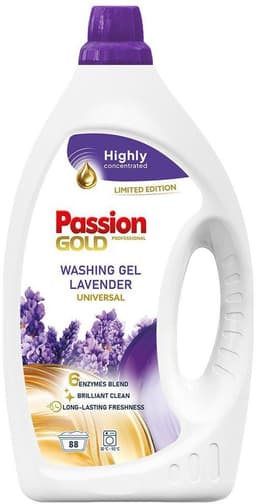 Passion Gold - Gel - Vloeibaar Wasmiddel - Lavendel Universeel - 3 x 3,52 L, 264 wasbeurten — thumbnail 2
