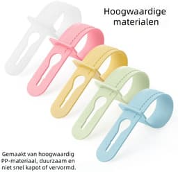 50 stuks - Winddichte kledinghangergespen - Anti-drop, winddichte en veilige vergrendelingsgespen voor het drogen - Verstelbare kledingstang om vallen te voorkomen, hangerbevestigingshaken - Gemengde kleuren (willekeurige kleuren) — thumbnail 2