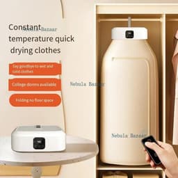 Sensova Draagbare Elektrische Wasdroger met Droogtas – 600W Mini Droger met 360° Hetelucht, UV-Sterilisatie, Touchscreen & Timer – Opvouwbaar en Compact voor Thuis, Reizen en Camper — thumbnail 3