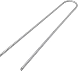 100 Grondankers 200 x 25 mm – Verzinkte U-Haringen voor Harde Vloeren en Tuinbevestiging — thumbnail 5