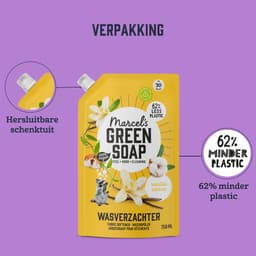 Marcel's Green Soap Wasverzachter Navulling - Vanille & Katoen - 6 x 750ml - 180 wasbeurten — thumbnail 4