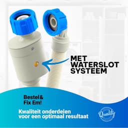 Fixem Aanvoerslang Toevoerslang 3.5 Meter met Aquastop Aanvoerslang Geschikt voor Alle Merken met 3/4 Wartelaansluiting Wasmachine en Vaatwasser Koud Water tot 25 Graden — thumbnail 5