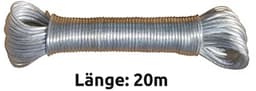 Waslijn 20 meter - Waterdicht, roestvrij en stabiel voor binnen en buiten — thumbnail 2