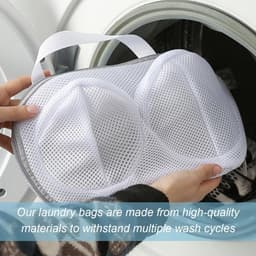 Wasnet voor wasmachine - Herbruikbare waszakken met ritssluiting - Set van 2 stuks — thumbnail 2