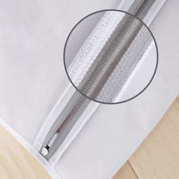 6 stuks - Waszakken - Set waszakken van gaas - Geschikt voor het wassen van delicate kledingstukken, ondergoed, sokken en opslag tijdens het reizen - Middelgroot formaat 40*50 cm - Wit — thumbnail 3