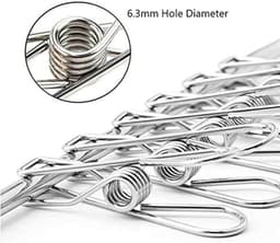 Roestvrijstalen Wasknijpers - 48 Stuks, 6 cm - Multifunctioneel en Robuust — thumbnail 2