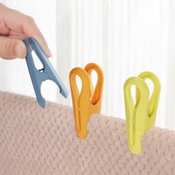 50 stuks kleurrijke wasknijpers met mand - antislip, zonder afdruk, ideaal voor kledingdroging — thumbnail 4