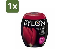 1 x DYLON – Textielverf Pods – Tulip Red – 350 g - Textielverf - Wasmachineverf - Kleurtextiel - Tulip Red - Textielverf Pod