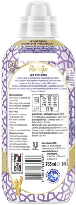 Robijn – Wasverzachter – Intense Spa Sensation – 765 ml - 1 stuk — thumbnail 2