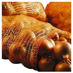 Grove Mazen Raschelzakken voor Groenten en Fruit (50 kg) - Verpakking van 10 Bruine Netten (60 x 100 cm) — thumbnail 1