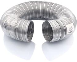 Flexibele Aluminium Afvoerslang 70mm - Uitschuifbaar 1,2m voor Afzuigkap, Fornuis en Ventilatie