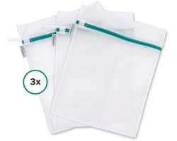 Living Direct Waszak set 3 stuks Waszakjes met Rits - Waszakken voor Wasgoed - Wasnetjes met Rits, geschikt voor Lingerie en BH - Waszak Groot - Laundry Bag - Wasnetten — afbeelding 1