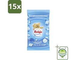 15 x Robijn Droogtrommeldoekjes Morgenfris 20 stuks per verpakking - Grootverpakking - Droogtrommeldoekjes - Wasgoed Drogen - Frisse Geur - Wasgoed Verzorgen - Kleuren Beschermen