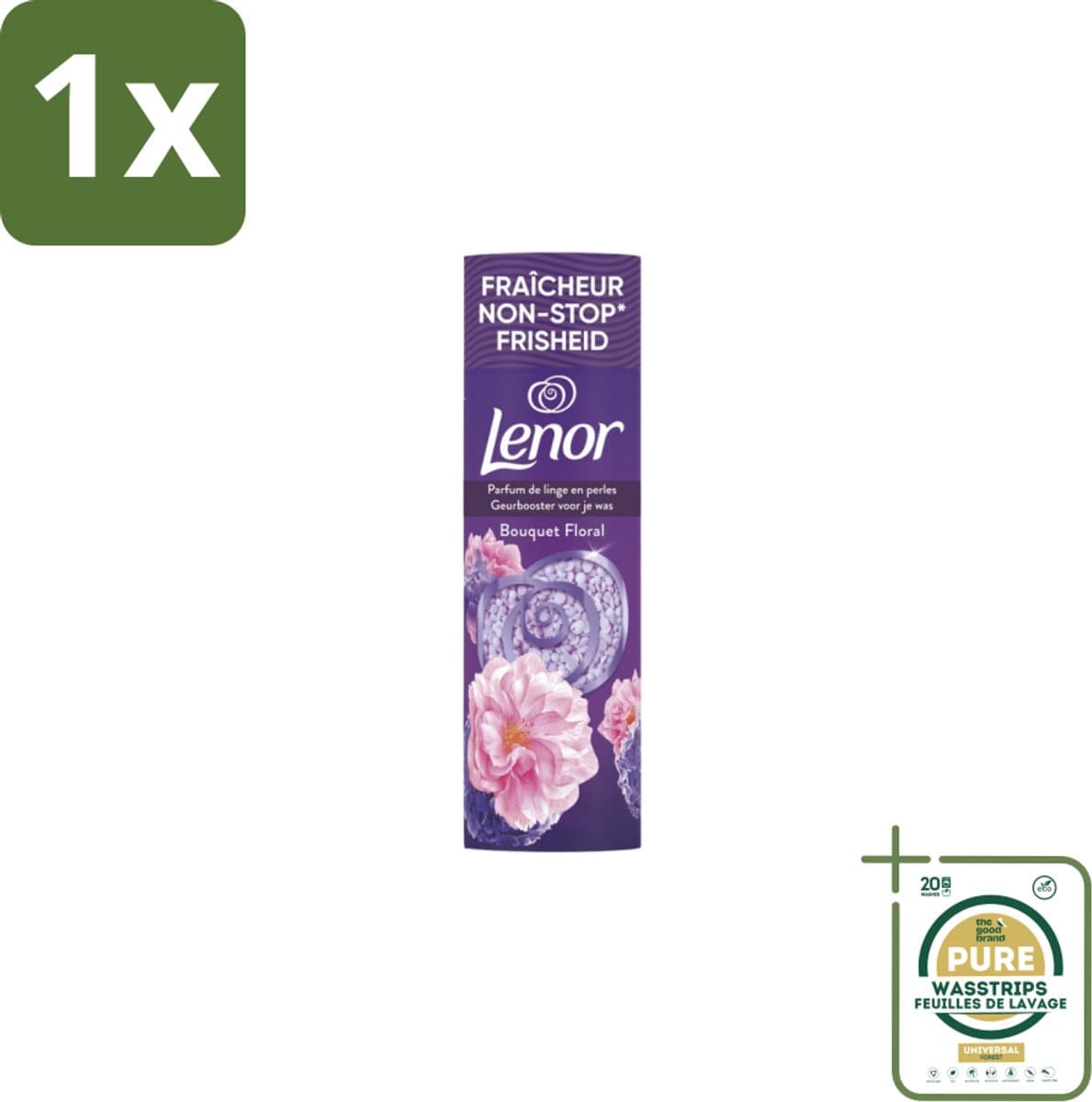 1 x Lenor In-Wash Geurbooster Bloemen Boeket 19 wasbeurten 235 gr- Geurbooster - Bloemenboeket - Wasgeur - Wasverzachter - Wasmachine — afbeelding 1