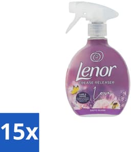 Lenor – Crease Releaser Spray – Love Exotic Bloom – Kreukverwijderaar & Textielverfrisser – 500 ml - Bulkverpakking - 15 stuks — thumbnail 1