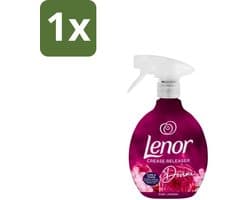 1 x Lenor – Crease Releaser Spray – Divine Ruby Jasmine – Kreukverwijderaar & Textielverfrisser – 500 ml - Kreukverwijderaar - Textielverfrisser - Crease Releaser - Kleding Opfrissen - Strijkijzer Vervangen