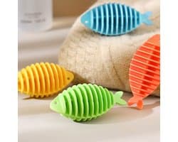 Anti-tangle washing balls for washing machines and dryers, 12 pack of reusable nylon wash balls to reduce wrinkles and remove animal hair,Drie van elk: blauw, groen, oranje en geel
