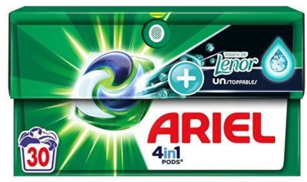 Ariel 4in1 Wasmiddel Pods Lenor Unstoppables - 30 stuks — afbeelding 1