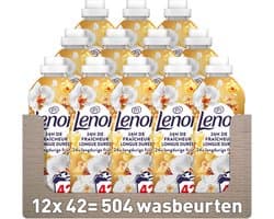 Lenor Wasverzachter - Amber & Orchidee - 12 x 42 Wasbeurten