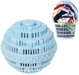 Wasbollen - 1 Stuk - Wasbal Voor De Wasmachine - 11 Cm - Antiklitwerking - Herbruikbaar - Haarvanger Wasbollen - Wasballen Wasbol - Pluisballen - Geschikt Voor Lakens, Jassen, Kleding, Dekens - Blauw — thumbnail 1