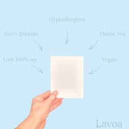 Lavoa Scent Free Wasstrips - Parfumvrij & Hypoallergeen - 64 Wasbeurten — thumbnail 4