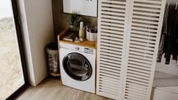 Wasmachine Ombouw - Opbouwmeubel Kast - Meubel Rek - Huishoudelijk — thumbnail 5