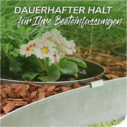 Grondankers Grondversteviging - Bodem Stabilisator - Borders Verstevigen - Met Bevestigingsneus - 13 cm Lengte - Roestbruin — thumbnail 4