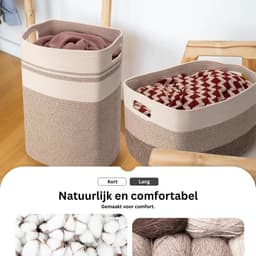 Heupwasmand - Wassorteerder - Wasbox - Wasmand - Meerkleurig — thumbnail 3