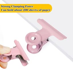 12 stuks metalen bulldog clips 38 mm - 6 kleuren — thumbnail 5