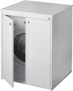 Wasmachine Ombouw - Opbouwmeubel - Kast Wasdroger - Meubel - Ruimtebesparend — thumbnail 1