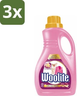 Woolite Delicate - Vloeibaar Wasmiddel - Met Keratine - Wol, Zijde & Fijne Was - 25 Wasbeurten - 1,5L - Bulkverpakking - 3 stuks — thumbnail 1