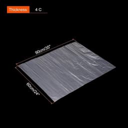 30 PCs Duidelijke Vlakke Open Plastic Poly Zakken 24x35 Inch 1.6 Mil Verpakkende Zakken voor Voedsel, Huis, Collectibles Opslag, Bewijzen Brood, Deeg — thumbnail 4