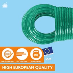 Extra Sterke Waslijn 35 Meter met Stalen Kern - UV-Bestendig en Duurzaam — thumbnail 4