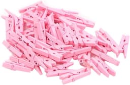 Mini Houten Wasknijpers 100 Stuks - Fotoclips en Decoratie — thumbnail 1