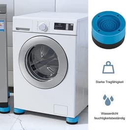 Vibratiedemper 4 stuks anti-trillingsdemper voor wasmachine droger geluidsisolatie anti-trillingsmat blauw — thumbnail 3