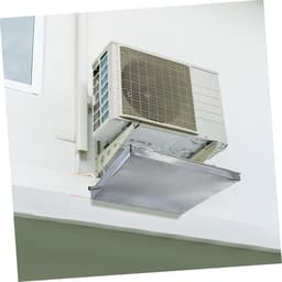 Afvoerbak Airco - Lekbak Condenswater - Voorkomt Lekkage - Stabiel Ontwerp - 44 x 40 x 3 cm - Zilver — thumbnail 4