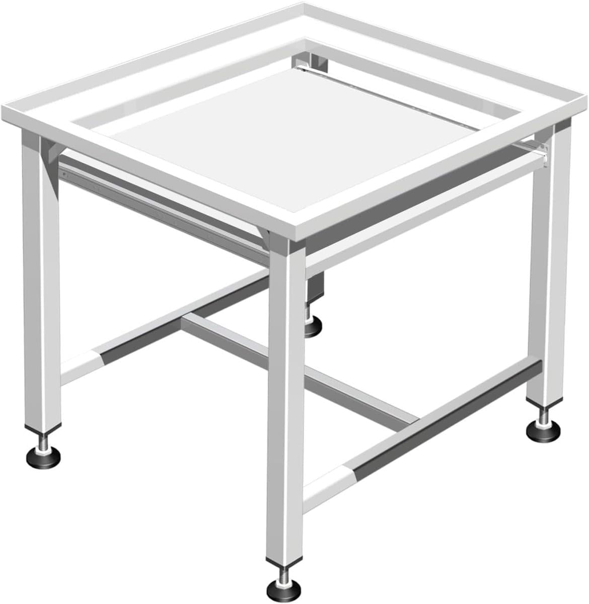 Wasmachinesokkel met Plank - Drogeronderstel Verhoger - Ergonomisch Huishouden - Volledig Gelast Staal - 50 cm Hoogte — afbeelding 1