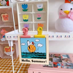 Veelzijdige Mini Metalen Klemmen in Vrolijke Kleuren voor Diverse Toepassingen in Huis en Kantoor — thumbnail 3