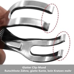 Allecto Plus - 6 stuks Strandhanddoekclips 85 cm - Roestvrij Staal - Windbestendig - Wasknijpers voor Strandlakens - Kleding - Tapijt — thumbnail 3