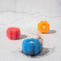 4-Pack Wasmachine Ontharingscrème - Geschikt voor het Absorberen en Verwijderen van Kattenhaar - Herbruikbare Drum Magic Wasballen - Blauw — thumbnail 3