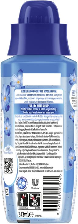 Robijn - Wasparfum - Morgenfris - 8 flessen x 342 ml — thumbnail 3