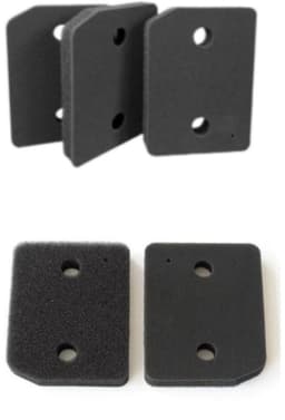 5-pack vacuümfiltersponzen, vervanging Geschikt voor Miele 9164761 — thumbnail 1