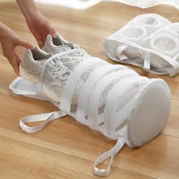 Allecto Plus - Waszak voor schoenen in wasmachine, herbruikbaar met rits - bescherming tegen schade - schoenen wasnet. — thumbnail 3