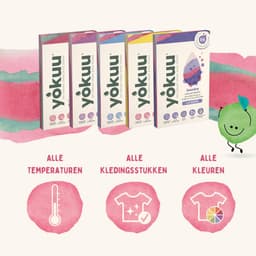 YOKUU - Wasstrips Proefpakket + 1 X Toiletbomb en 1 X Vaatwas tablet - 8 Probiotische Wasdoekjes — thumbnail 3