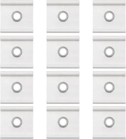 Allecto Plus - 12 stuks buisleidinghaken voor 5 mm rail - buisogen — thumbnail 1