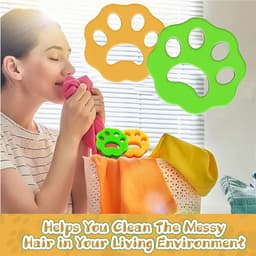 Allecto Plus - Dierenhaarverwijderaar voor wasmachine 12 stuks - Herbruikbare pluisballen haarvanger - Effectief tegen pluis en dierenhaar — thumbnail 3