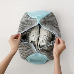 DW4Trading 2-delige Waszak Voor Schoenen met Rits in De Wasmachine - 16x36 cm — thumbnail 4