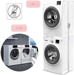 TOVBMUP Stapelkit voor wasmachine en droger - Accessoires voor wasmachine en droger - Basis voor wasmachine - Met ratelkoord - Universeel - Verstelbare maat 46-66 cm — thumbnail 4